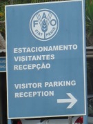 FAO Parking Sign